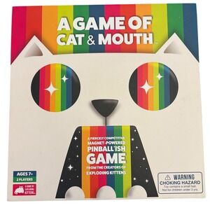 Exploding Kittens A Game of Cat & Mouth Magnetic Pinball‎ Party Game 2 Player
